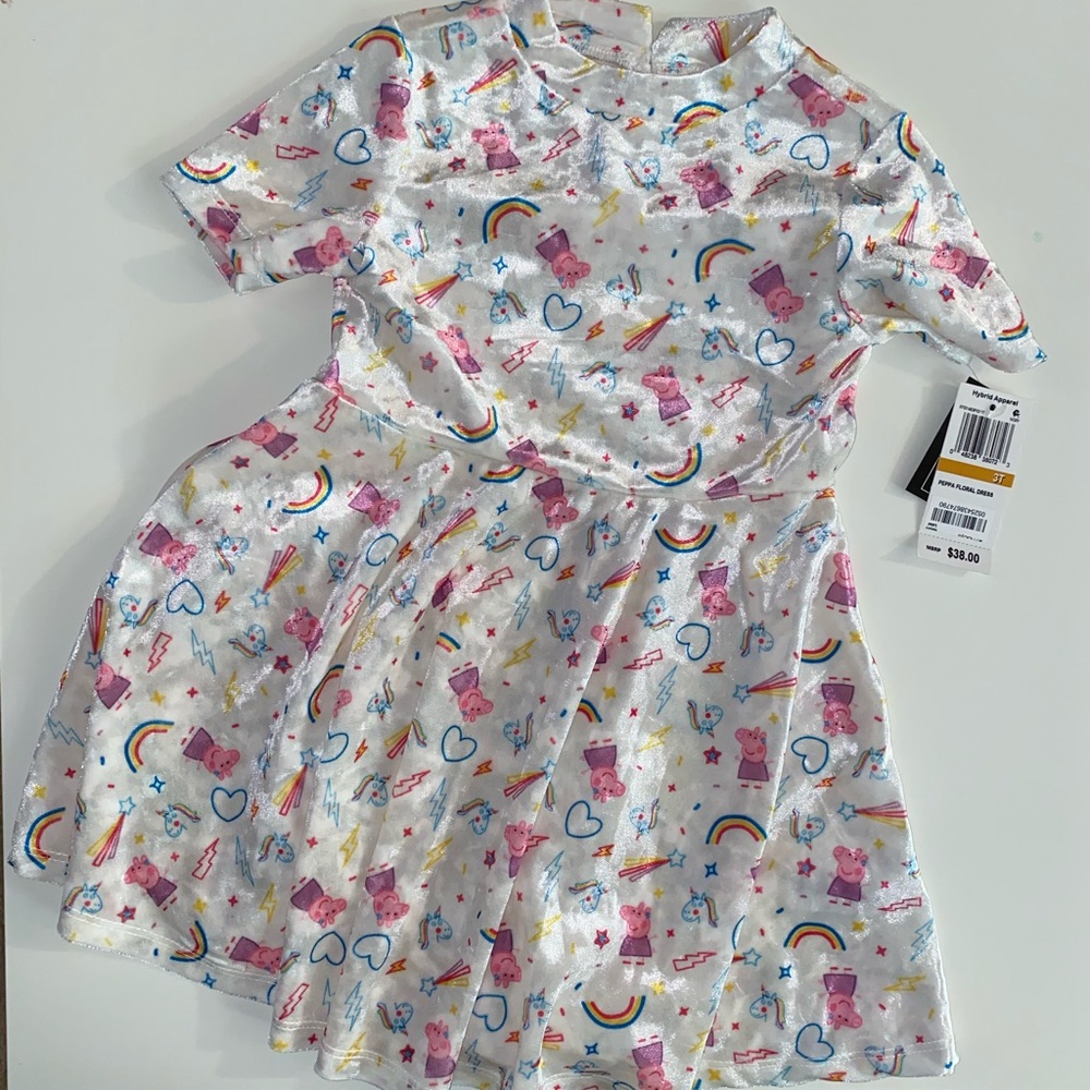 NWT Peppa Pig Dress. Size 3T